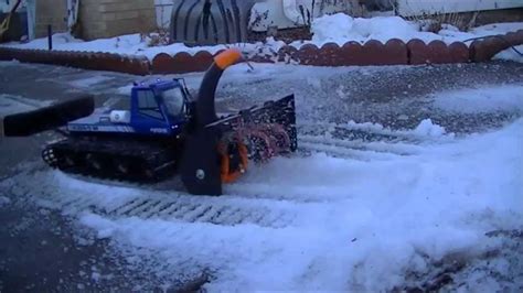 3d Printed Rc Snow Blower Youtube