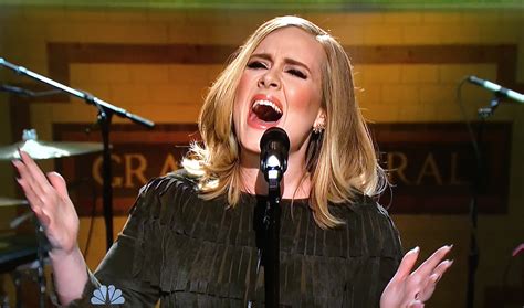 Adele Performs Hello Live On SNL Video Adele Music Saturday Night Live Just Jared