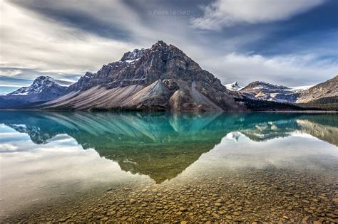 Beautiful Bow Lake In The Canadian Rockies Along The Icefield Parkway In Banff National Park