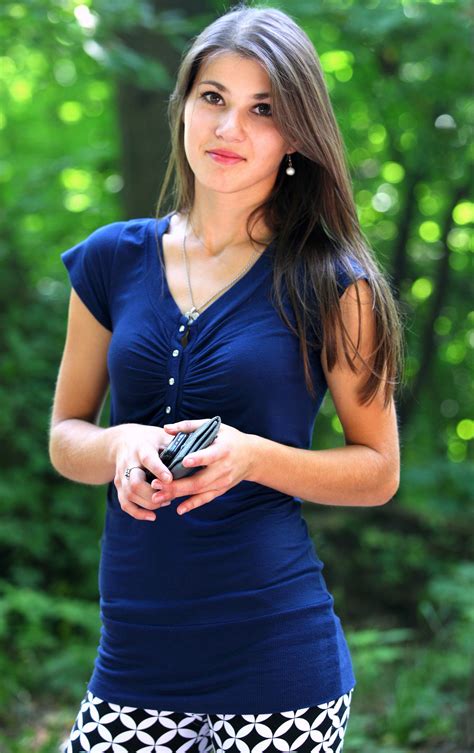Photo Of A Stunningly Beautiful Brunette Catholic Girl Photographed In July 2013 Portrait 915