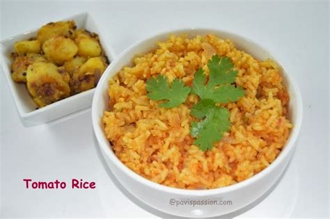 Pavispassion Tomato Rice Recipe How To Make Tomato Rice Easy Rice