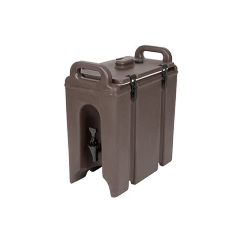 The cambro 100lcd110 camtainer is used to hold, transport and serve hot or cold beverages. Cambro 250LCD131 Camtainer 2.5 Gallon Dark Brown Insulated ...
