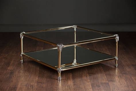 Price match guarantee enjoy free shipping and best selection of oval brass and glass coffee table that matches your unique tastes and budget. 37 Best Antique Brass Glass Coffee Tables