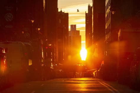 Manhattanhenge The Most Photographed Sunset In New York La Prensa