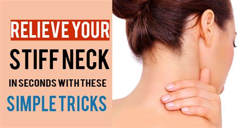 Relieve Your Stiff Neck In Seconds With These Simple Tricks Remedies