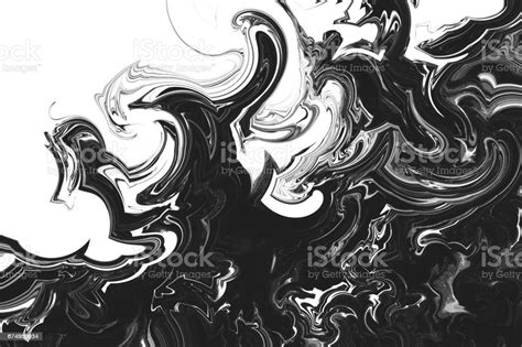 Black Abstract Painting Stock Illustration Download Image Now