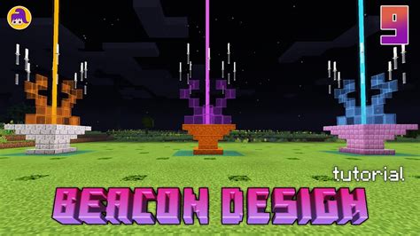 9 Design Ideas Of Beacons Minecraft Tutorial Youtube