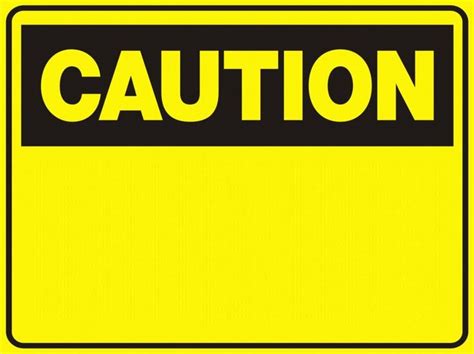 Blank Caution Sign Caution Blank These Signs Construction Birthday Parties Construction Signs