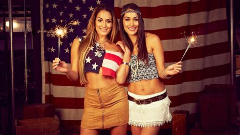 Sparks Fly On The Fourth Of July Photos Nikki And Brie Bella