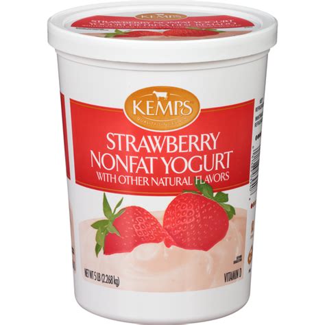 Kemps Strawberry Nonfat Yogurt 5 Lb Tub Low Fat And Nonfat The Markets
