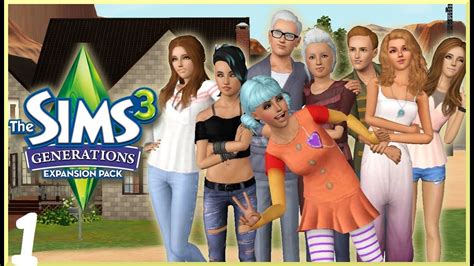 Lets Play The Sims 3 Generations Part 1 Create A Sim Youtube