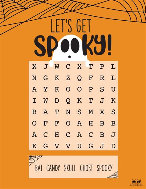 Free Printable Halloween Word Searches Printabulls