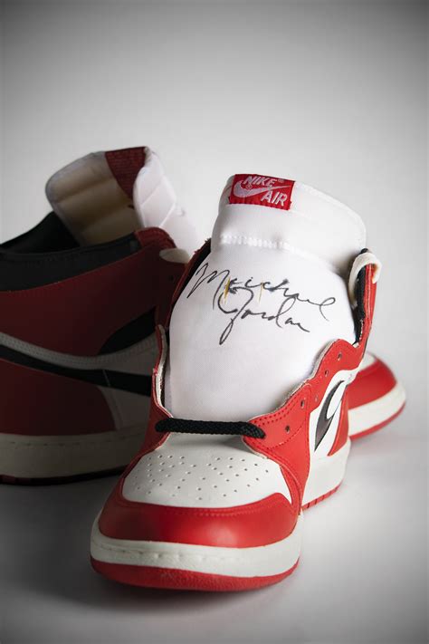Michael Jordan Air Jordan 1 Player Sample Sneakers Signed As A