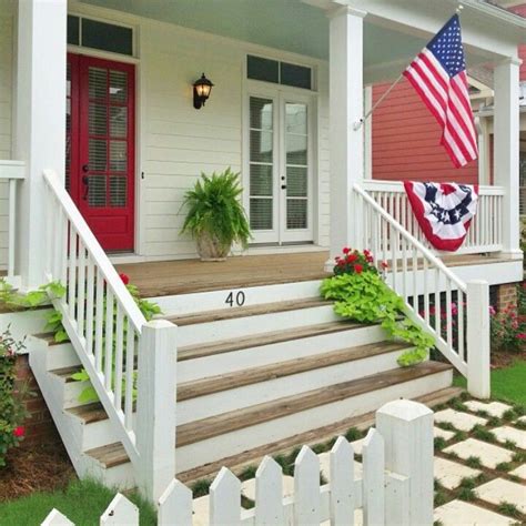 Explore design ideas inspired by the style of your home, with an eye for the kind of functional goals you have for the space. Pin by Angela Cabrera on at home | Front porch steps ...