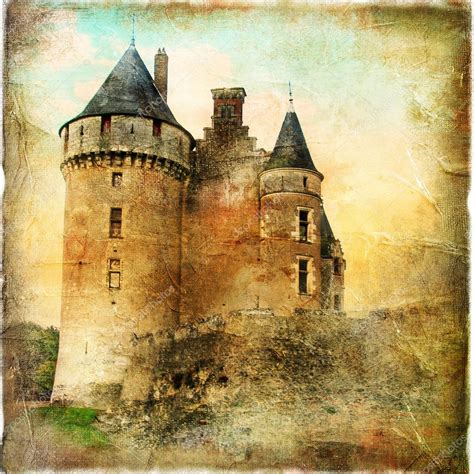 Medieval Castle Artwork In Painting Style — Stock Photo © Maugli