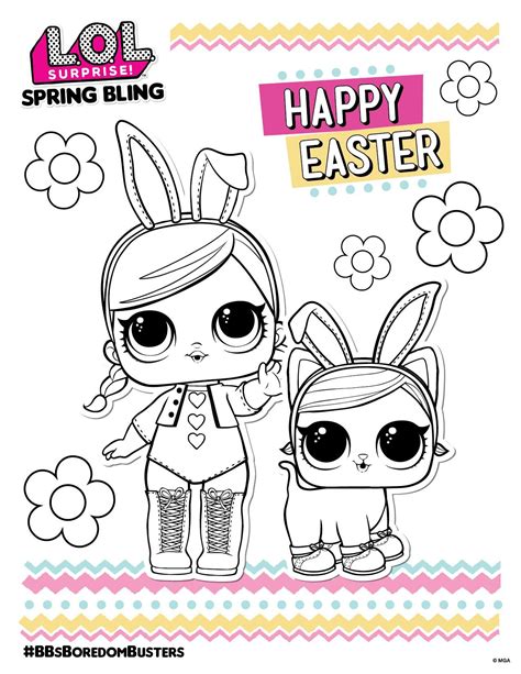 Lol Surprise Coloring Sheet Easter Coloring Pages Unicorn Coloring