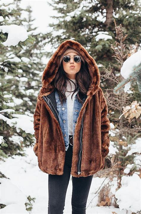 Brown Faux Fur Coat Best Winter Accessories Winter Accessories