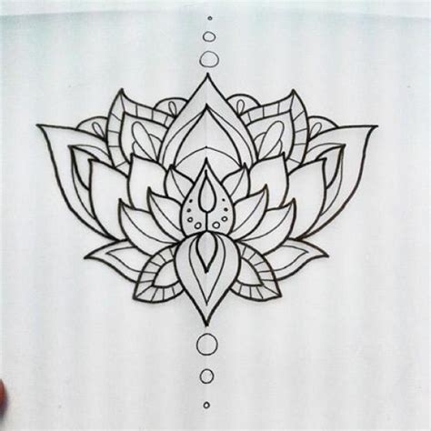 33 Lotus Tattoo Stencils And Designs