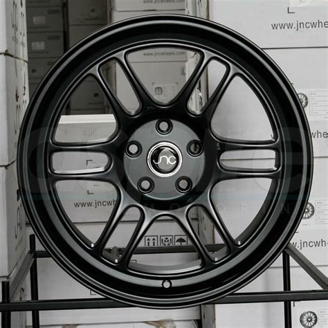 15x8 Jnc 021 Jnc021 4x100 20 Matte Black Wheel New Set4 Wheels