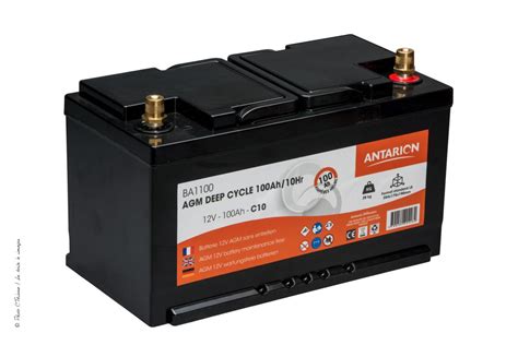 Batterie Agm Cycle Long Antarion 105 Ah C10
