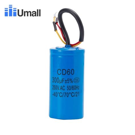 Cd60 300uf 250v Ac Starting Capacitor For Heavy Duty Electric Motor Air