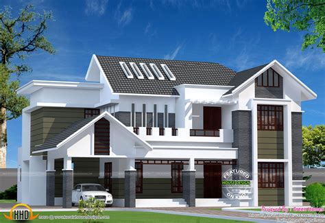 2800 Sq Ft Modern Kerala Home Kerala Home Design And Floor Plans 9k