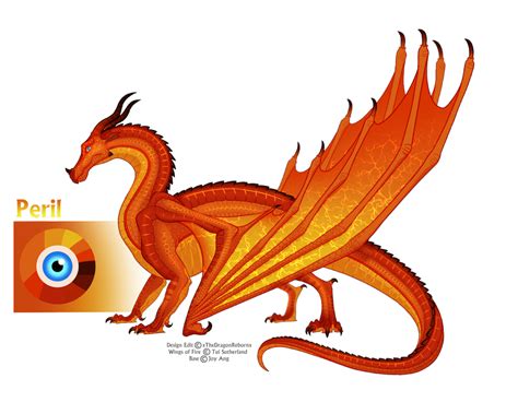 Peril By Xthedragonrebornx On Deviantart Wings Of Fire Dragons Wings