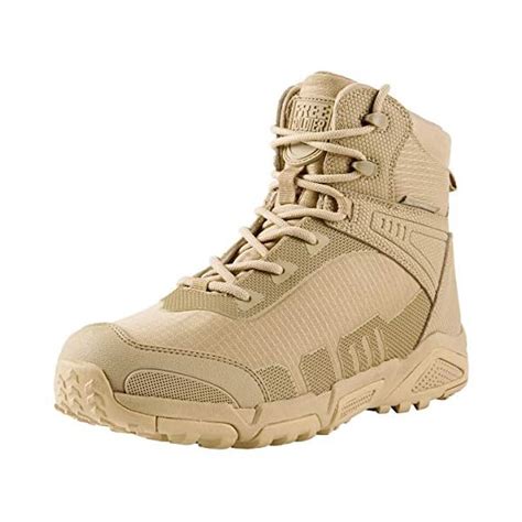 Free Soldier Mens Waterproof Hiking Boots Lightweight Work Boots