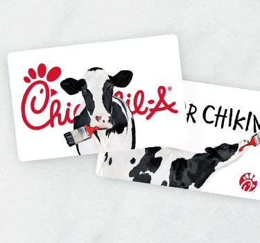 Chick Fil A Physical Gift Cards Chick Fil A