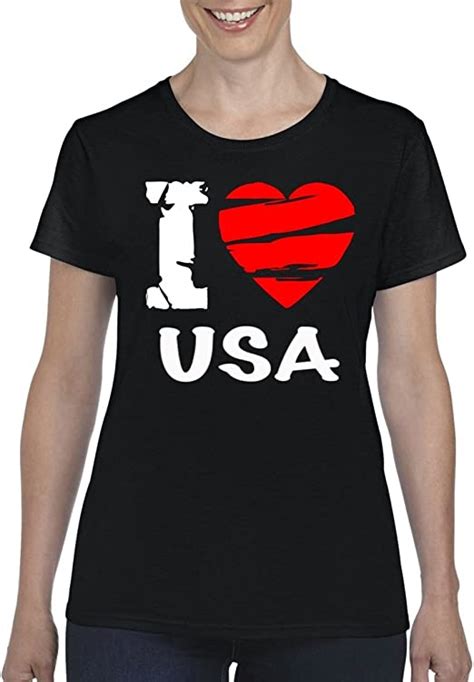 artix love usa most popular country series womens t shirt tee large black