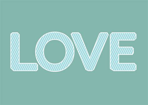LOVE Font Type For Valentines Day Card Vector Art At Vecteezy