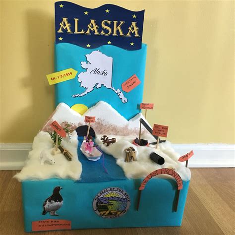 Alaska State Float Kindergarten Projects School Art Projects Gold