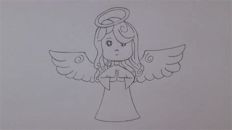 How To Draw An Angel Youtube