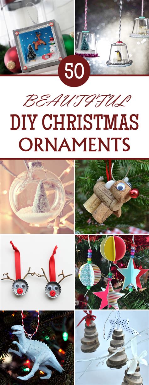 50 Beautiful Diy Christmas Ornaments You Can Make At Home