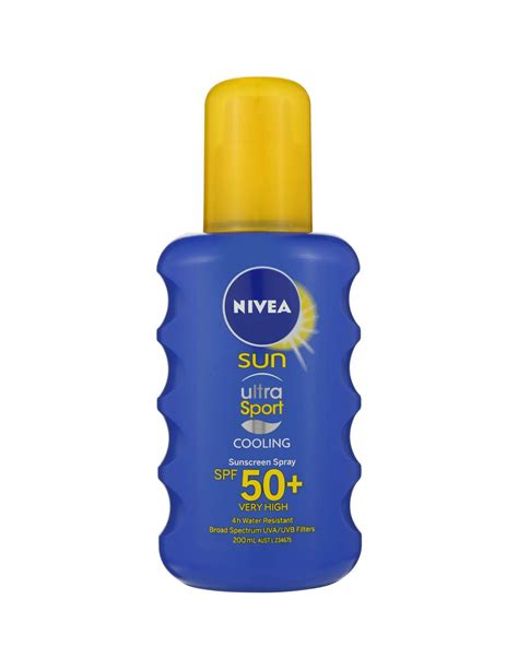 Nivea Sun Spf 50 Sunscreen Ultra Sport Spray 200ml Ally S Basket