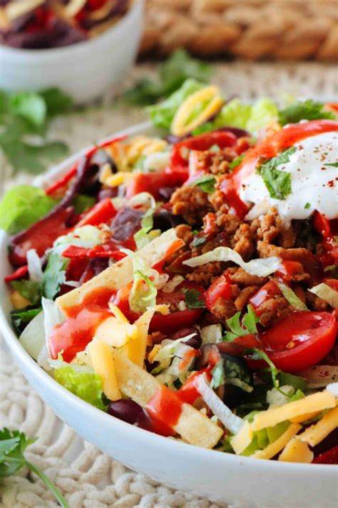 Healthy Taco Salad Recipe The Anthony Kitchen Recipe