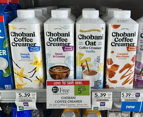 Chobani Coffee Creamer As Low As 220 At Publix Iheartpublix