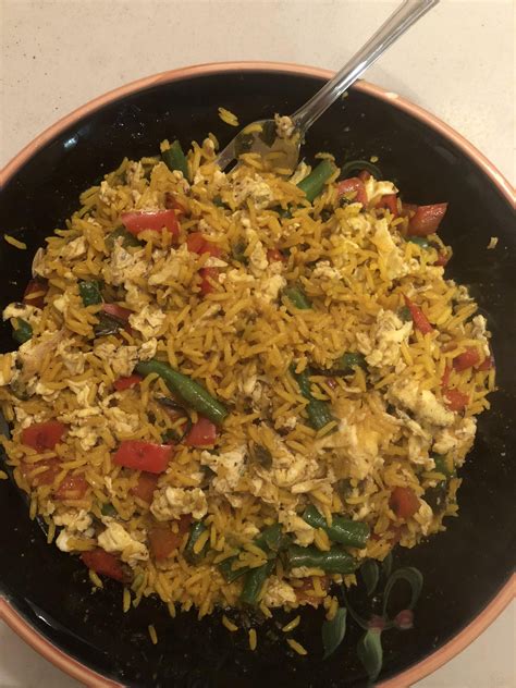 It's also a great random chicken recipe generator. Homemade Yellow rice mixed with red bell peppers ...