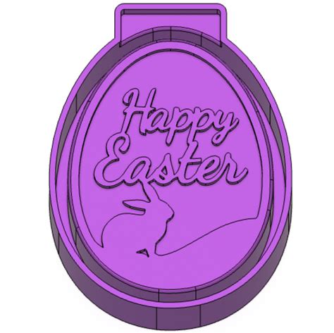 Stl File Bunny Easter Egg Freshie Mold Silicone Mold Box・3d Printing