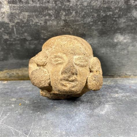 Pre Columbian Terracotta Head Tumaco La Tolita Culture Etsy