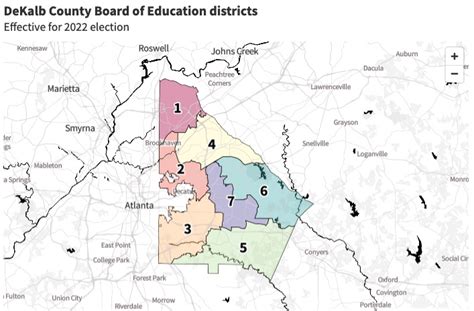 Dekalb County Maps Effective For 2022 Election Atlanta Civic Circle