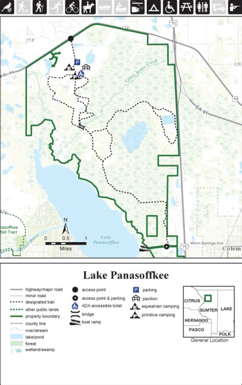 Lake Panasoffkee Map