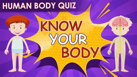 Human Body Quiz Know Your Body General Knowledge Gk Question