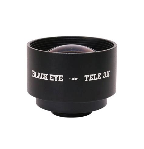 Black Eye Lens Telelens Wiht 3x Magnification Universal Smartphone