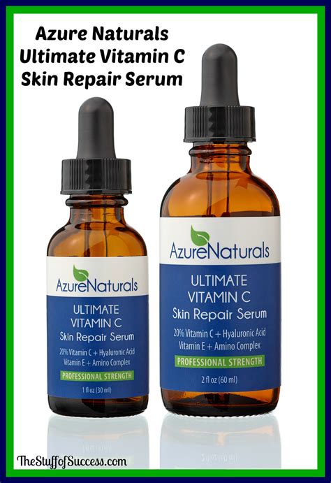 Azure Naturals Ultimate Vitamin C Skin Repair Serum Review And Giveaway