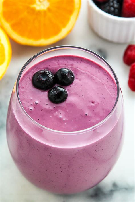 Berry Orange Smoothie Baker By Nature Recipe Smoothie Drink