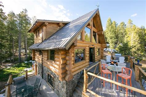 Log Cabin On The River→hot Tub Bbq Fire Pit Cabins For Rent In