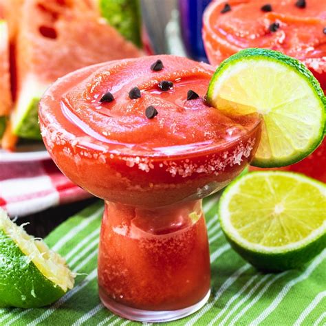 Frozen Watermelon Margaritas Southern Recipes