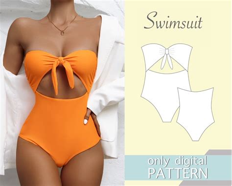 Swimsuit Pattern Xxsxssmlxlxxlxxxl Sewing Pattern Etsy