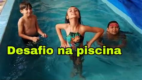 Desafio Na Piscina Youtube